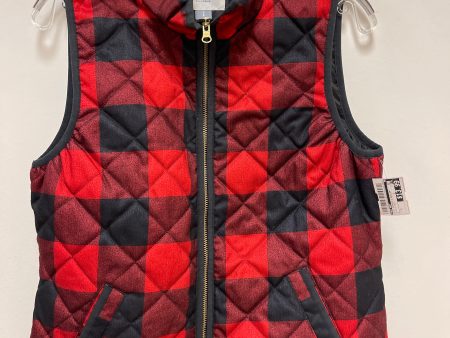 Vest Puffer & Quilted By Old Navy In Black & Red, Size: S Cheap