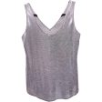 Top Sleeveless By White House Black Market In Silver, Size: S Fashion