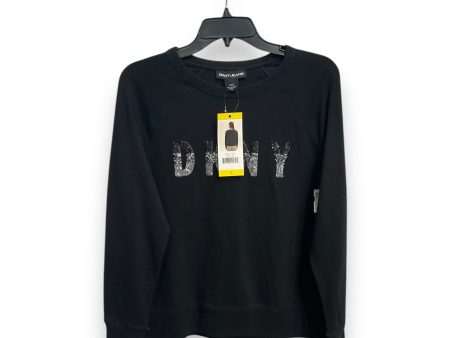 Sweatshirt Crewneck By Dkny In Black, Size: S Online Sale