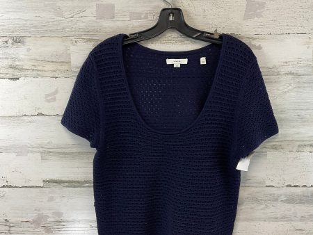 Top Short Sleeve By Vince In Blue, Size: L Online Sale