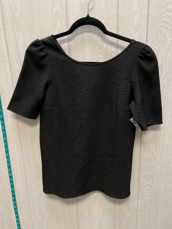 Top Short Sleeve By Banana Republic In Black, Size: 4 Cheap