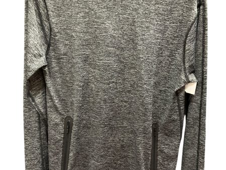 Athletic Sweatshirt Crewneck By Express In Charcoal, Size: Xs on Sale