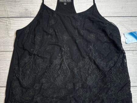 Top Sleeveless By Haute Fox In Black, Size: 2x For Sale