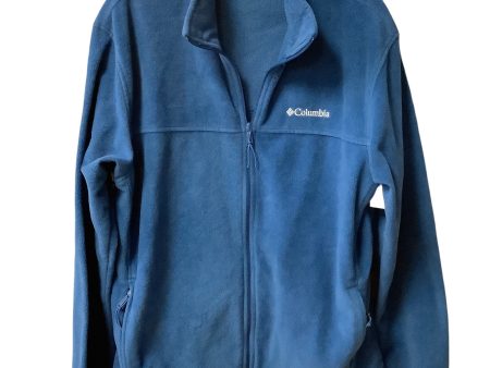 Athletic Jacket By Columbia In Blue, Size: Xl Online Hot Sale