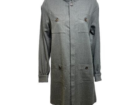 Ebene Wool Blend Dress Casual Short By Sœur In Grey, Size: S on Sale