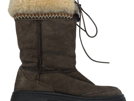 Boots Designer By Ugg In Brown, Size:7 on Sale