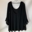 Tunic Long Sleeve By Mumu In Black, Size: Xs Supply