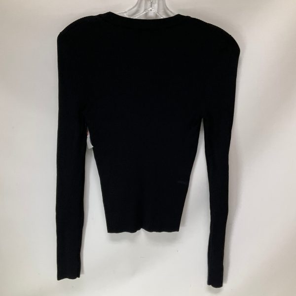 Top Long Sleeve By Zara In Black, Size: M Online Sale