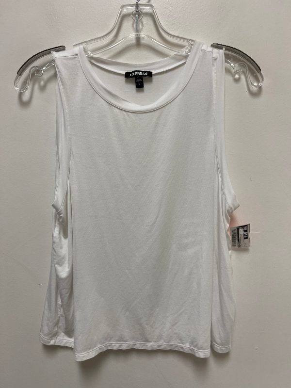 Top Sleeveless By Express In White, Size: M Hot on Sale