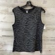 Top Sleeveless By Ming Wang In Black & Grey, Size: S Hot on Sale