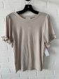 Top Short Sleeve By Loft In Tan, Size: S Sale