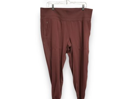 Athletic Pants By Athleta In Maroon, Size: 1x Supply