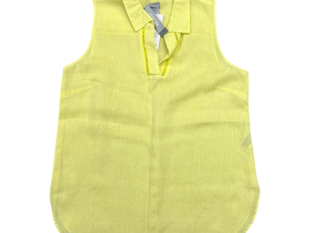 Top Sleeveless By Chicos In Yellow, Size: L Online