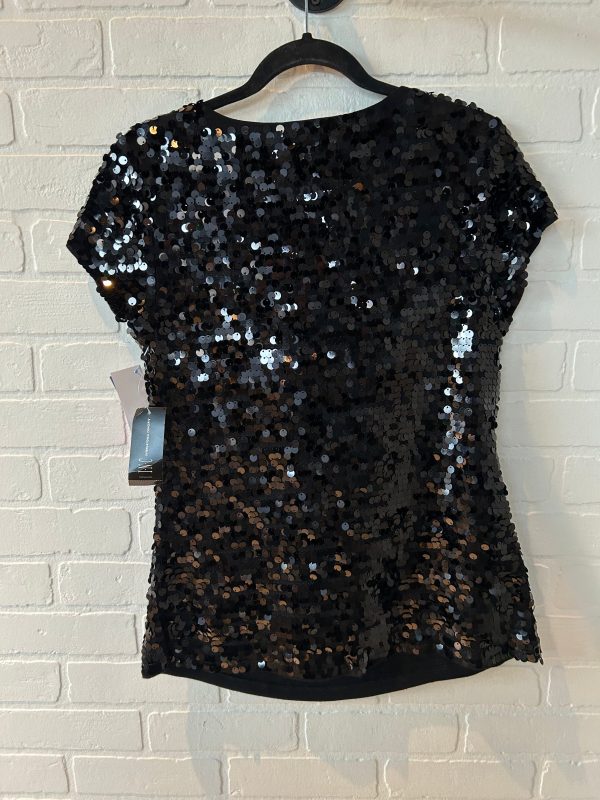 Top Short Sleeve By Inc In Black, Size: L Cheap