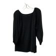 Top Ls By Ann Taylor In Black, Size:Lp For Cheap