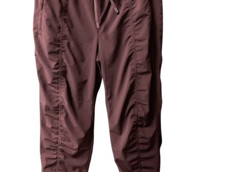 Athletic Pants By Athleta In Maroon, Size: 8 Fashion