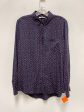 Blouse Long Sleeve By Beachlunchlounge In Navy, Size: L For Discount