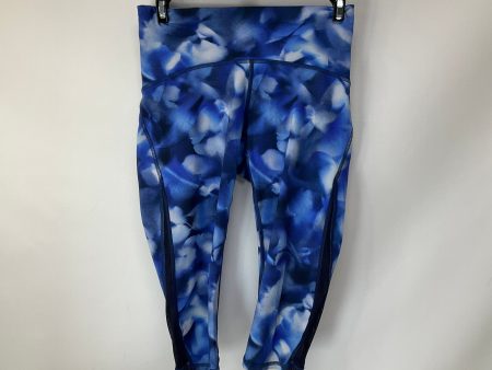 Athletic Capris By Lululemon In Blue, Size: 6 Sale