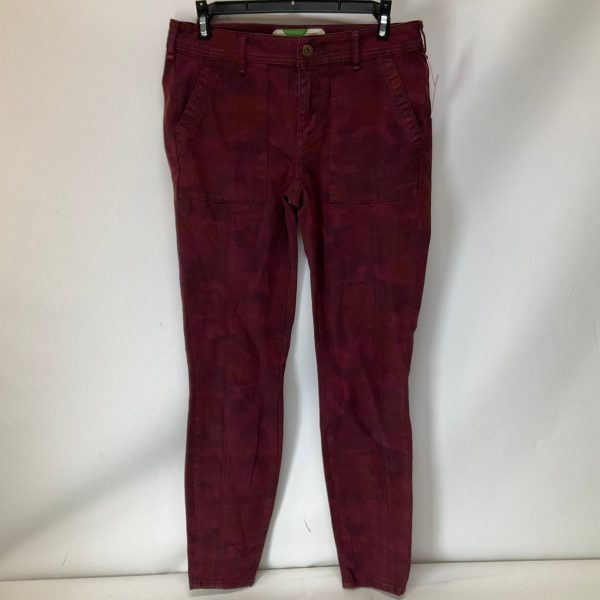 Pants Chinos & Khakis By Anthropologie In Red, Size: 0 Online Hot Sale