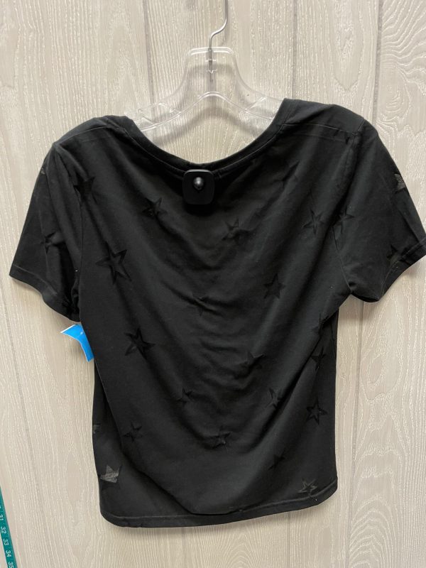 Top Short Sleeve By Rails In Black, Size: S Cheap