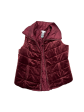 Vest Puffer & Quilted By Chicos In Maroon, Size: 18 on Sale