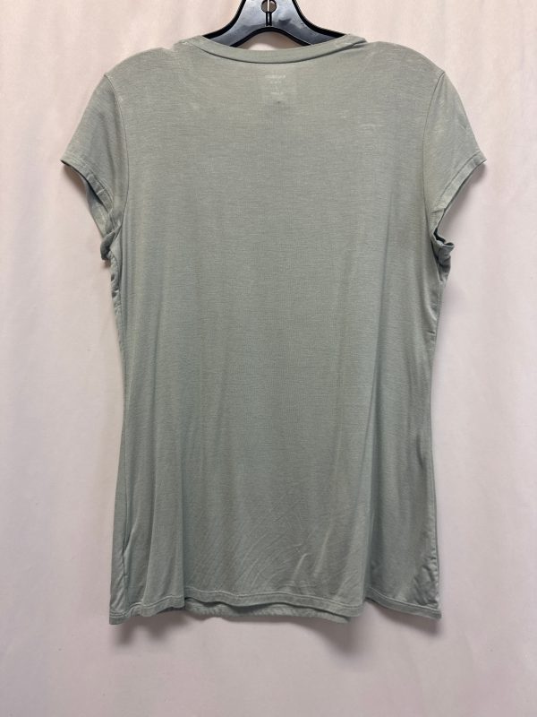 Top Short Sleeve By Express In Green, Size: L Online Hot Sale