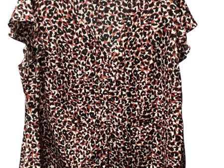 Top Short Sleeve By Sanctuary In Animal Print, Size: 1x Supply