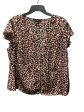 Top Short Sleeve By Sanctuary In Animal Print, Size: 1x Supply