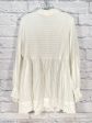 Tunic Long Sleeve By Anthropologie In White, Size: 3x Online Hot Sale