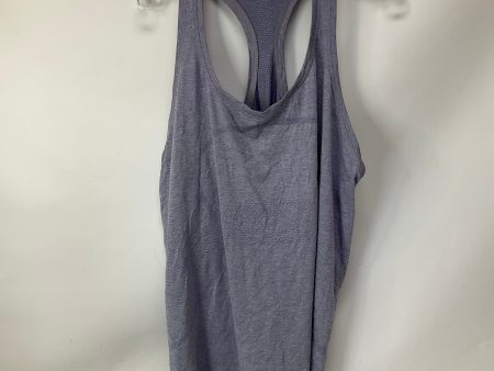 Athletic Tank Top By Lululemon In Blue, Size: 20 Supply