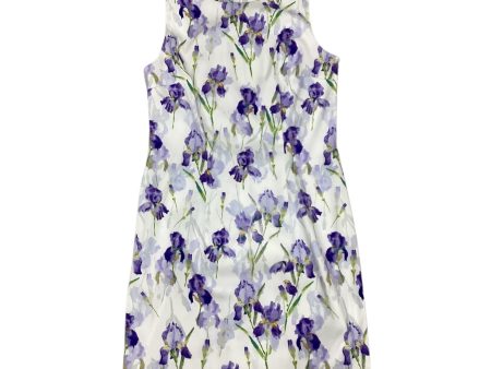 Dress Casual Midi By Alyx In Purple & White, Size: L Discount