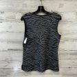 Top Sleeveless By Ming Wang In Black & Grey, Size: S Hot on Sale