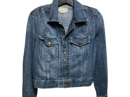 Jacket Denim By Current Elliott In Blue Denim, Size: 0 Cheap