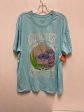 Top Short Sleeve By Time And Tru In Blue, Size: 3x Fashion