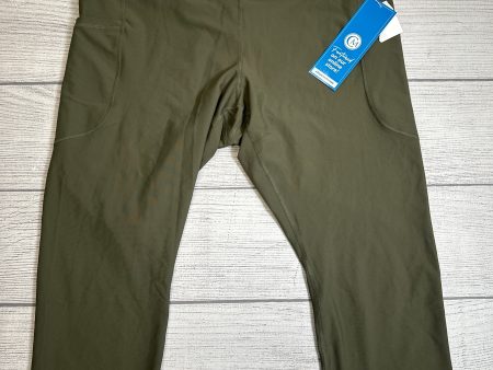 Athletic Capris By Old Navy In Green, Size: 2x on Sale