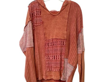 Top Long Sleeve By Oli & Hali In Pink, Size: L Online Hot Sale