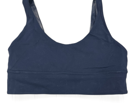 Athletic Bra By Lululemon In Blue & Tan, Size: 12 Online Sale