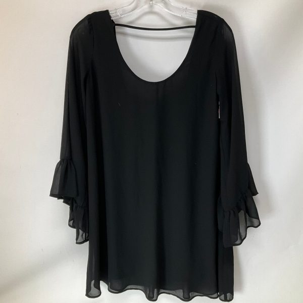 Tunic Long Sleeve By Mumu In Black, Size: Xs Supply