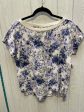 Top Short Sleeve By Anthropologie In Floral Print, Size: S For Sale