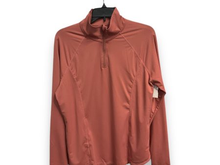 Athletic Top Long Sleeve Collar By Clothes Mentor In Peach, Size: L Supply