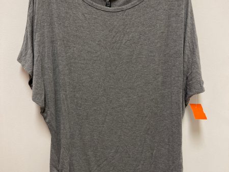 Top Short Sleeve By Clothes Mentor In Grey, Size: 3x For Discount