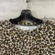 Top Short Sleeve By Velvet By Graham & Spencer In Animal Print, Size: S Fashion