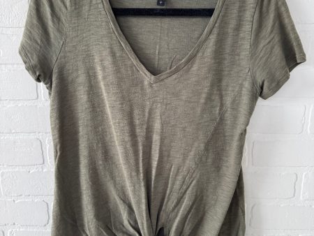 Top Short Sleeve Basic By Express In Green, Size: S Online