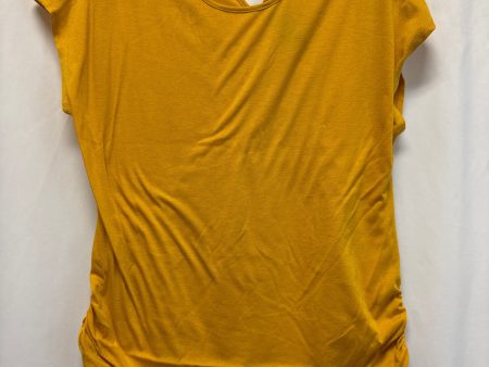 Top Short Sleeve By Perseption Concept In Yellow, Size: M on Sale