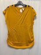 Top Short Sleeve By Perseption Concept In Yellow, Size: M on Sale