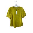 Top Ss Basic By Chicos In Yellow, Size:S Online Hot Sale