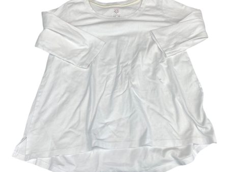 Top 3 4 Sleeve By Isaac Mizrahi Live Qvc In White, Size: 2x Hot on Sale